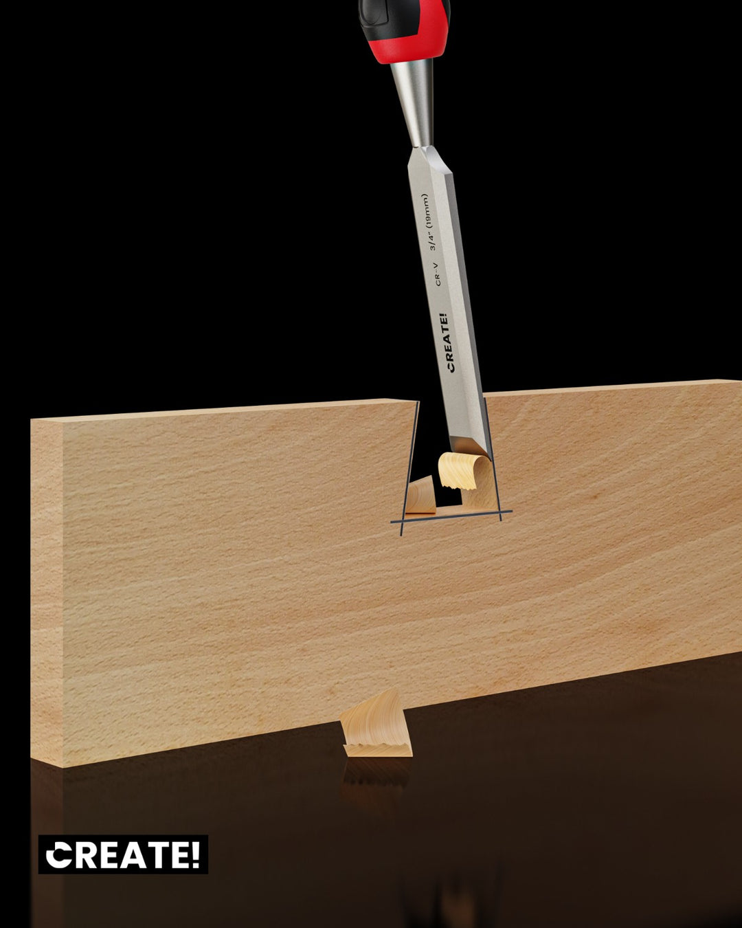 cChisel - Stemmeisen Set - Stechbeitel