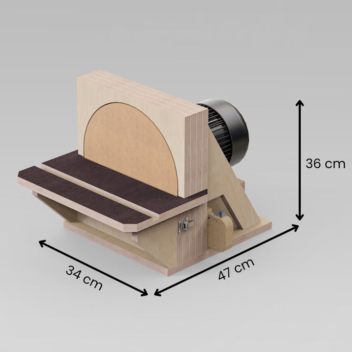 Großer Tellerschleifer 30cm (Bauanleitung)
