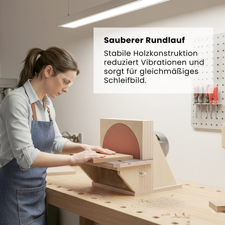 Großer Tellerschleifer 30cm (Bauanleitung)