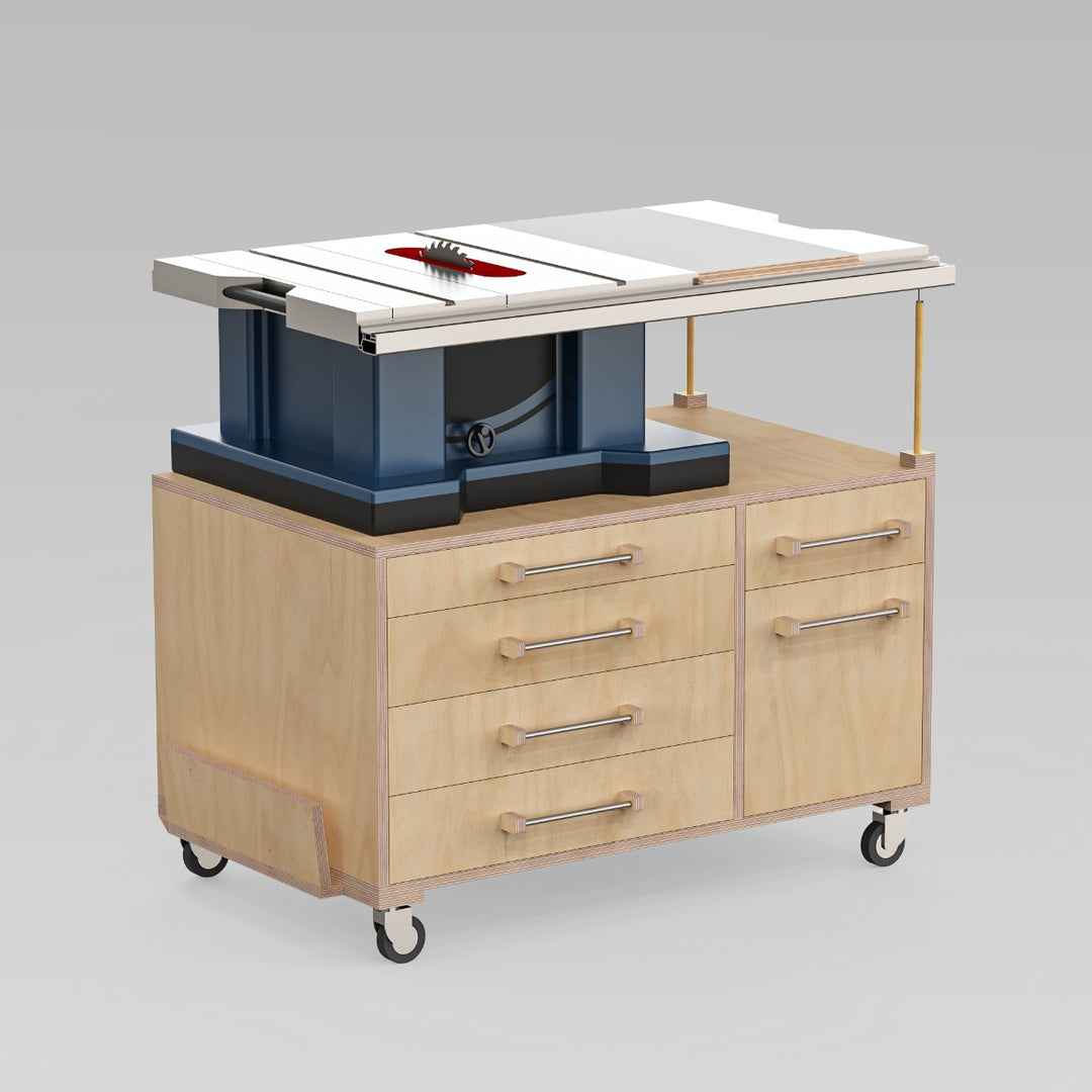 Tischkreissägen-Unterschrank "Classic"  (Bauanleitung)