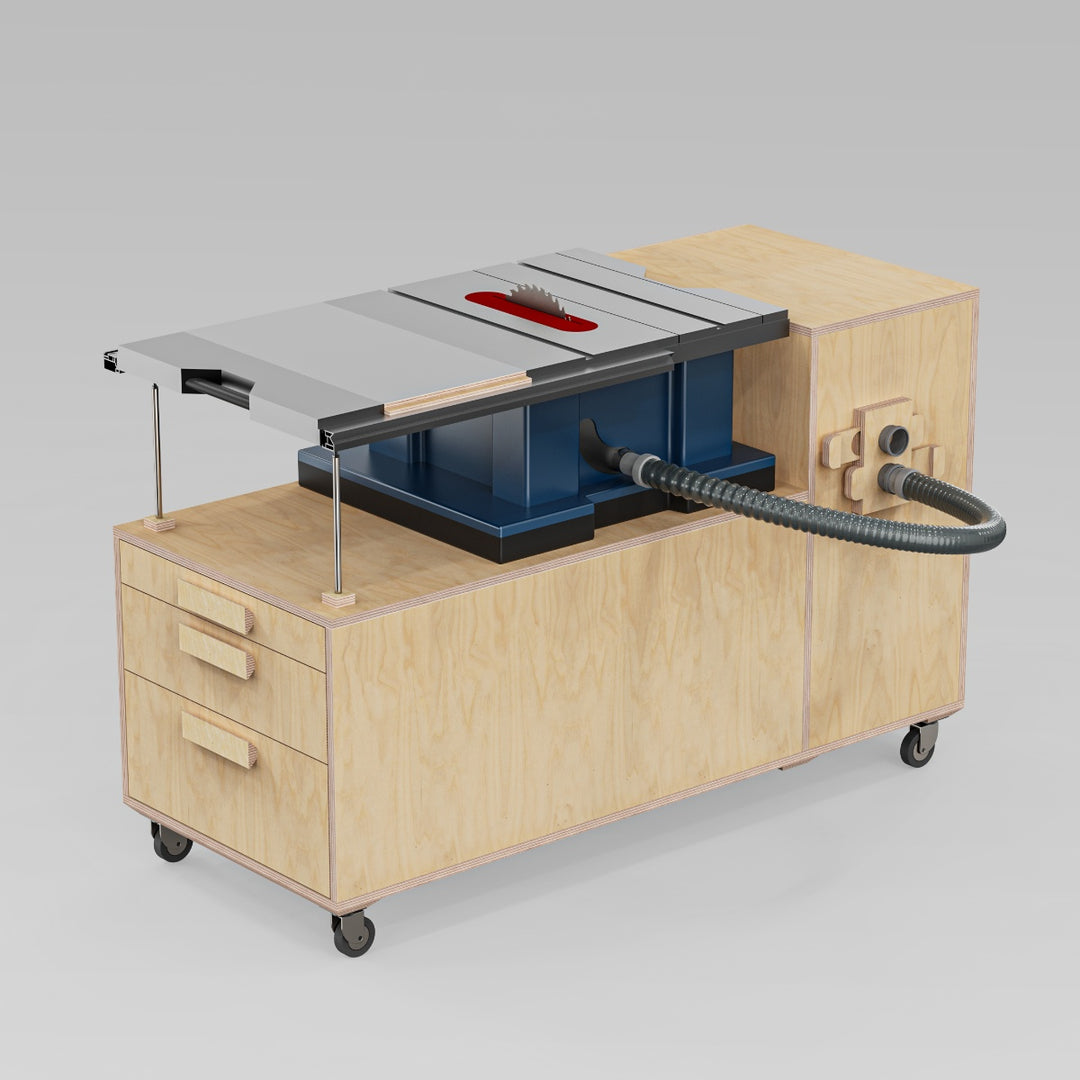 Tischkreissägen Unterschrank 2.0 (Bauanleitung)