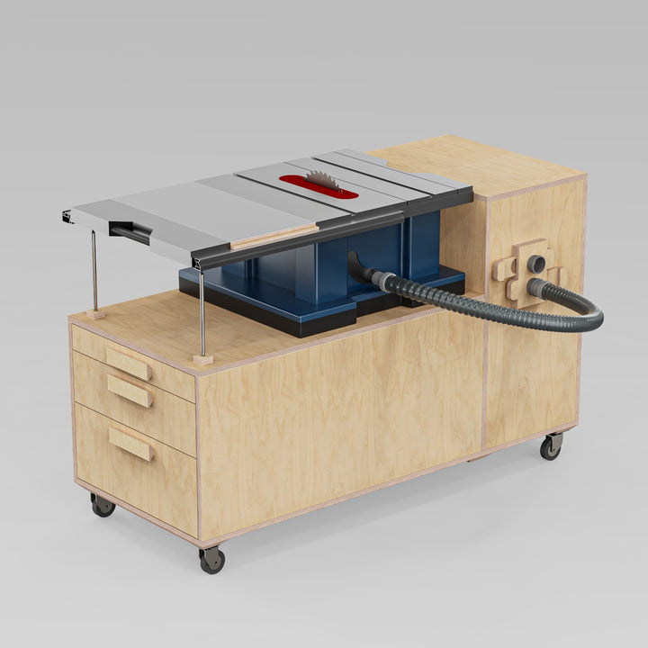 Tischkreissägen Unterschrank 2.0 (Bauanleitung)