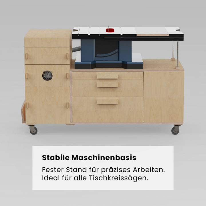 Tischkreissägen Unterschrank 2.0 (Bauanleitung)