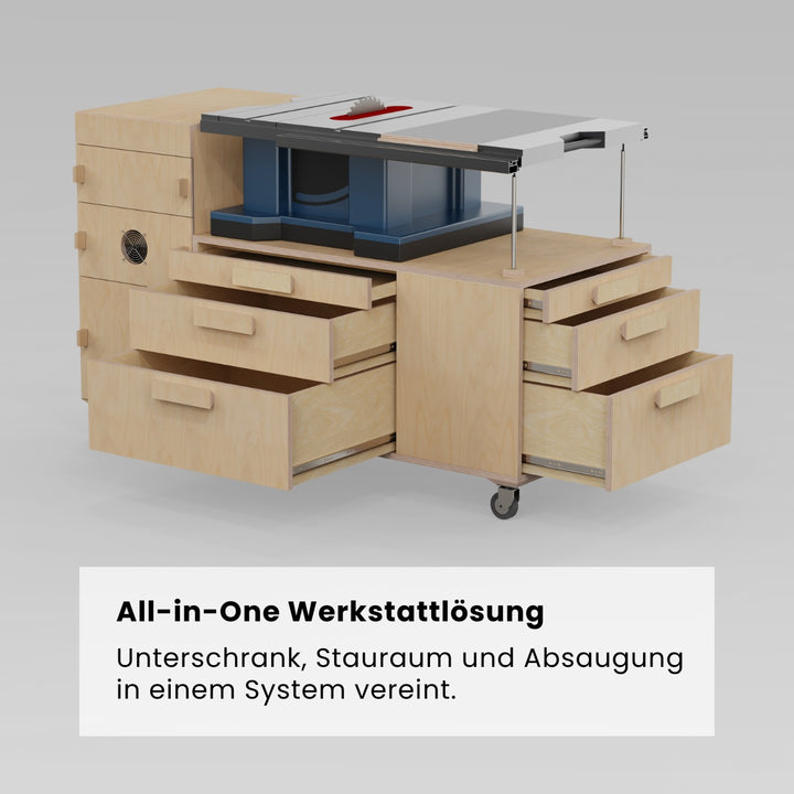 Tischkreissägen Unterschrank 2.0 (Bauanleitung)
