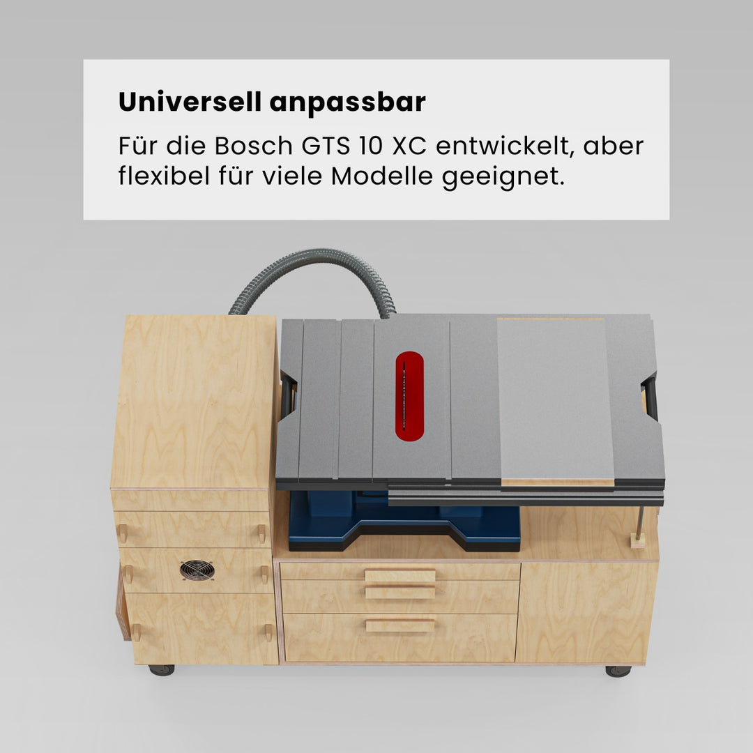 Tischkreissägen Unterschrank 2.0 (Bauanleitung)