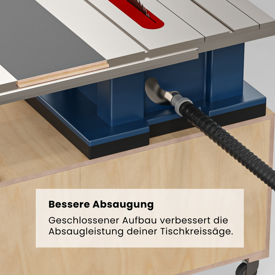 Tischkreissägen-Unterschrank "Classic"  (Bauanleitung)