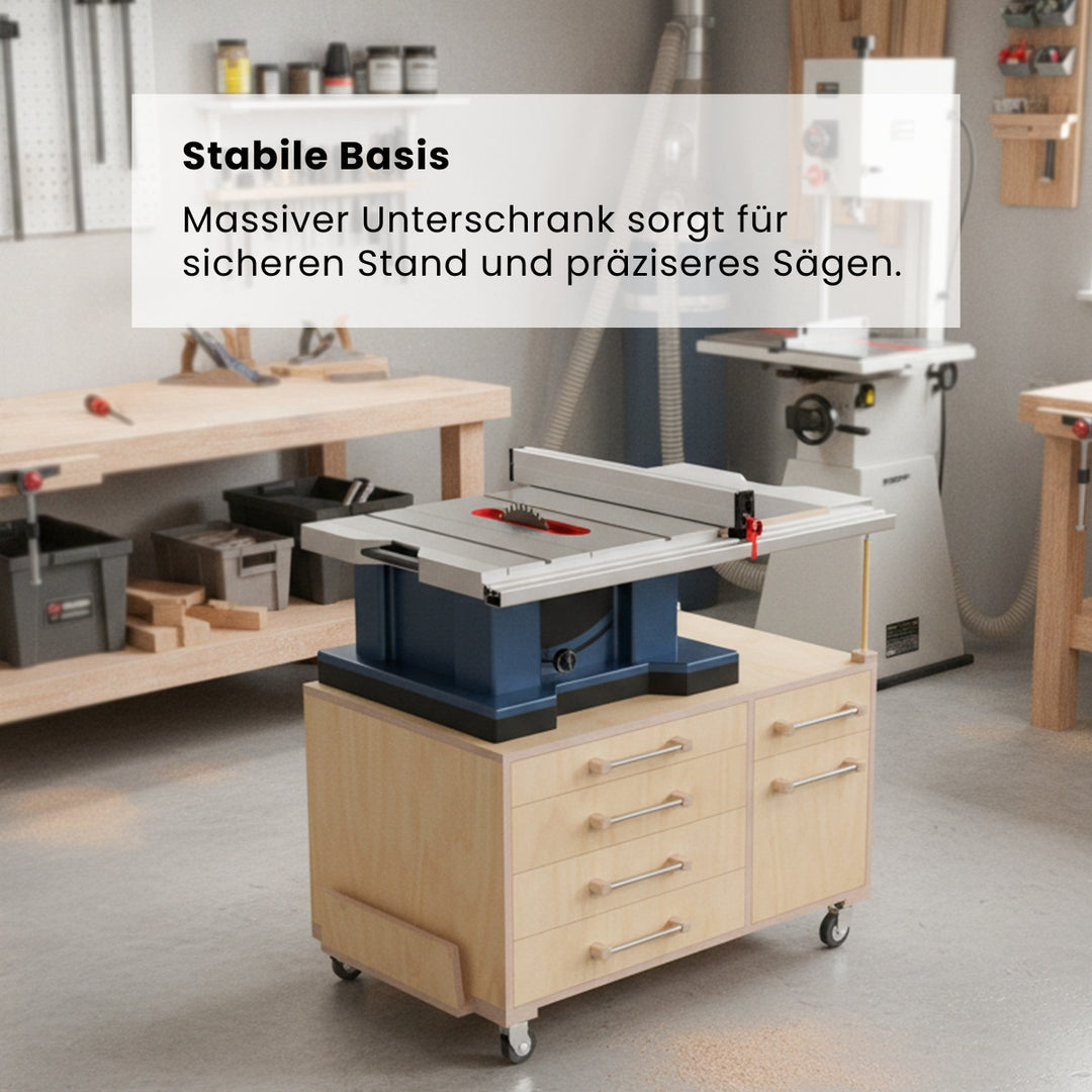 Tischkreissägen-Unterschrank "Classic"  (Bauanleitung)