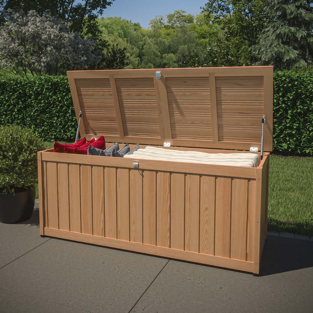 aufbewahrung für auflagen Outdoor Aufbewahrungsbox / Auflagenbox (Bauanleitung) – Lets-Bastel Shop