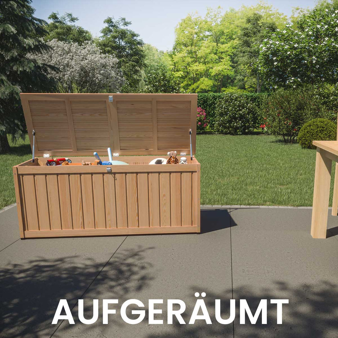 auflagen aufbewahrung wasserdicht Outdoor Aufbewahrungsbox / Auflagenbox (Bauanleitung) – Lets-Bastel Shop