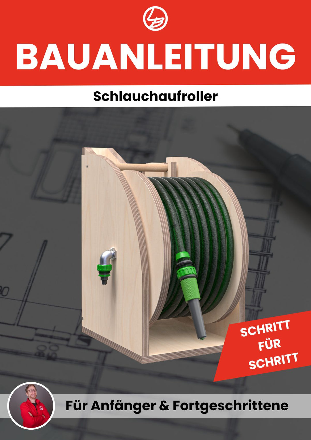 gartenschlauch aufbewahrung selber machen Schlauchaufroller