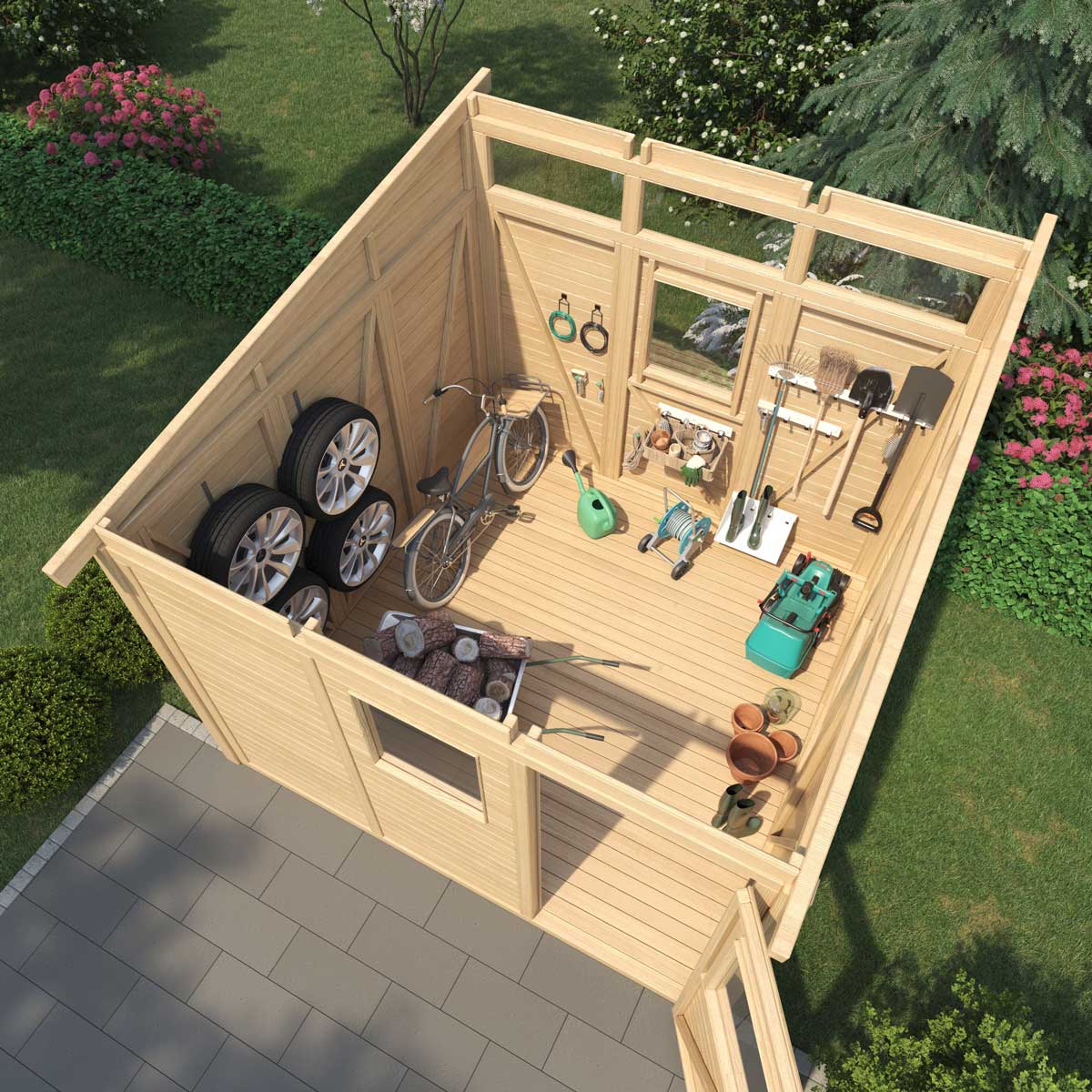 Modulare Gartenhütte (Bauanleitung)