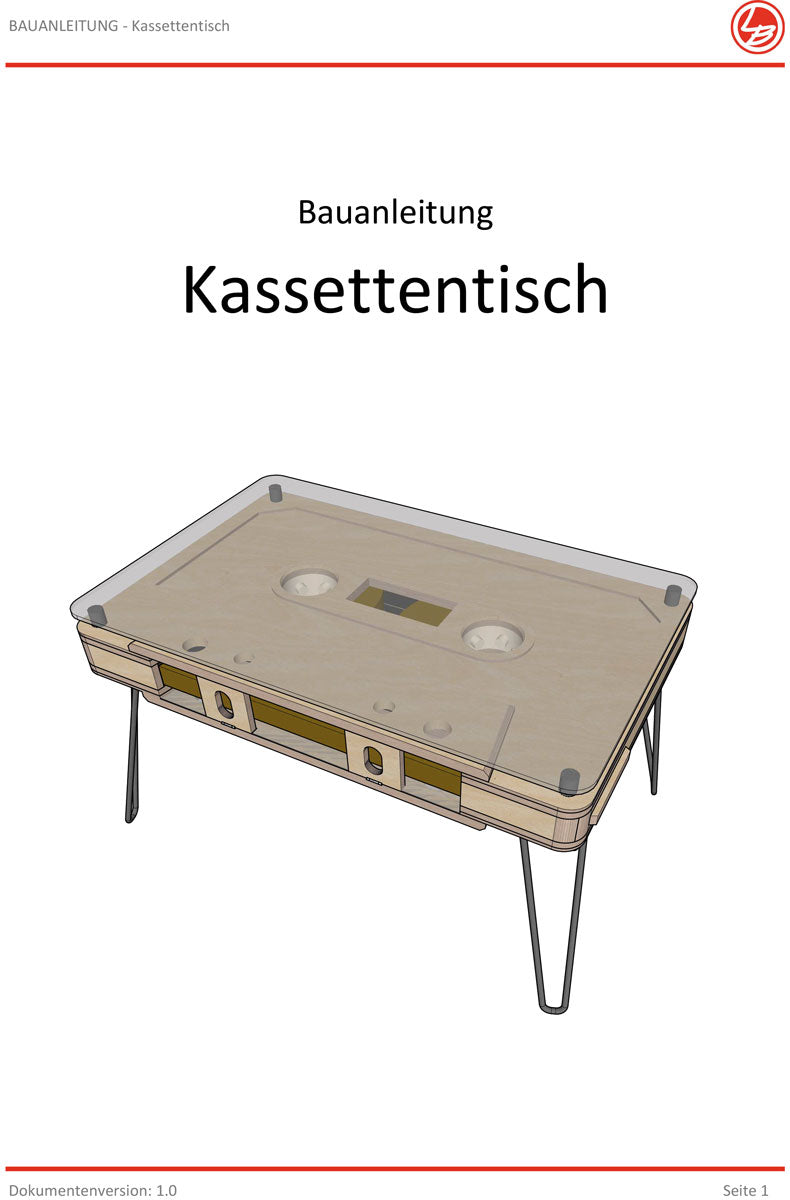 Kassetten Couchtisch (Bauanleitung)