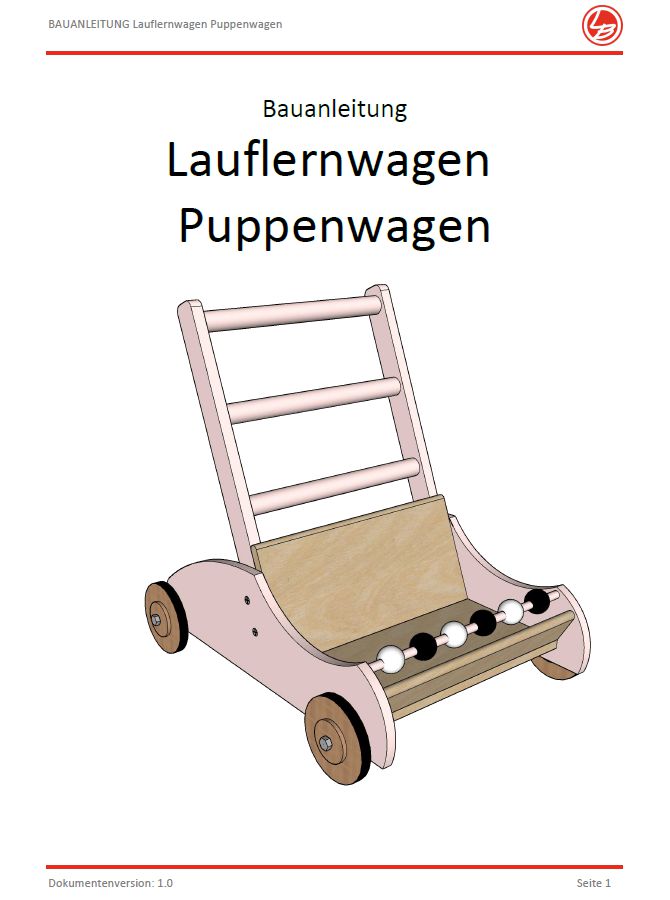 Alle drei Lauflernwagen zusammen (Bauanleitungen)