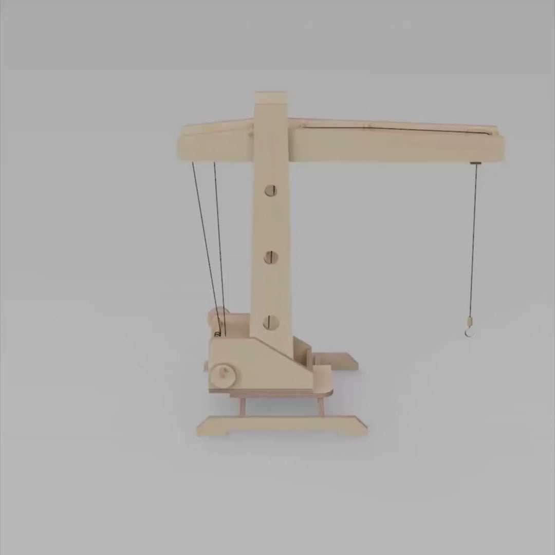 Holzkran (Bauanleitung)