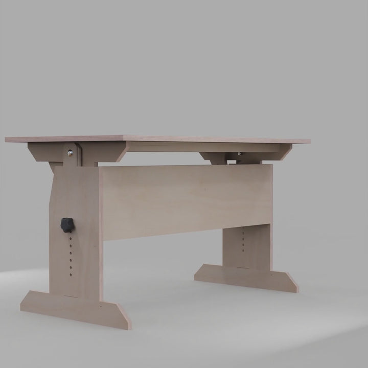 Höhenverstellbarer Schreibtisch (Bauanleitung)