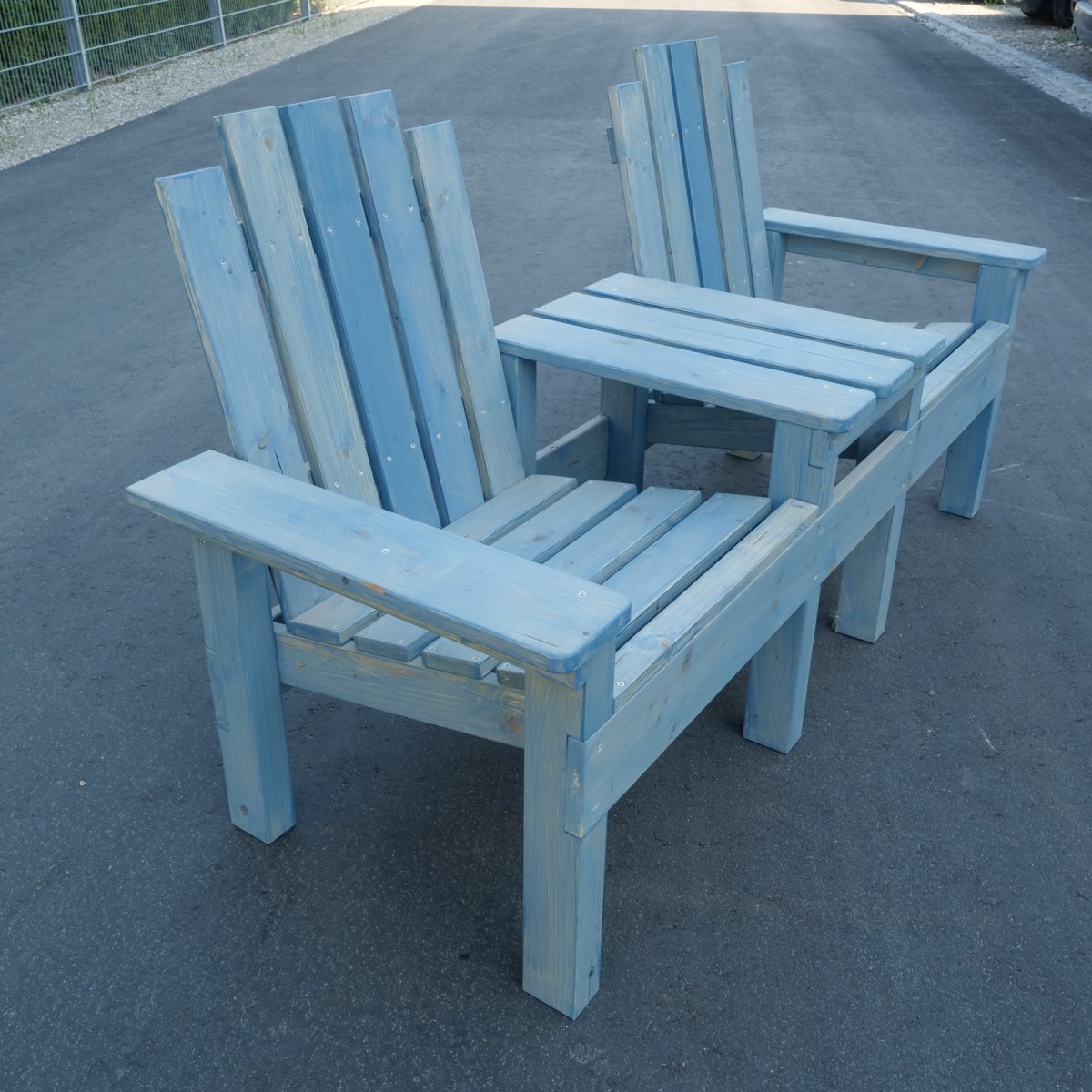 Gartenbank mit Tisch (Bauanleitung)