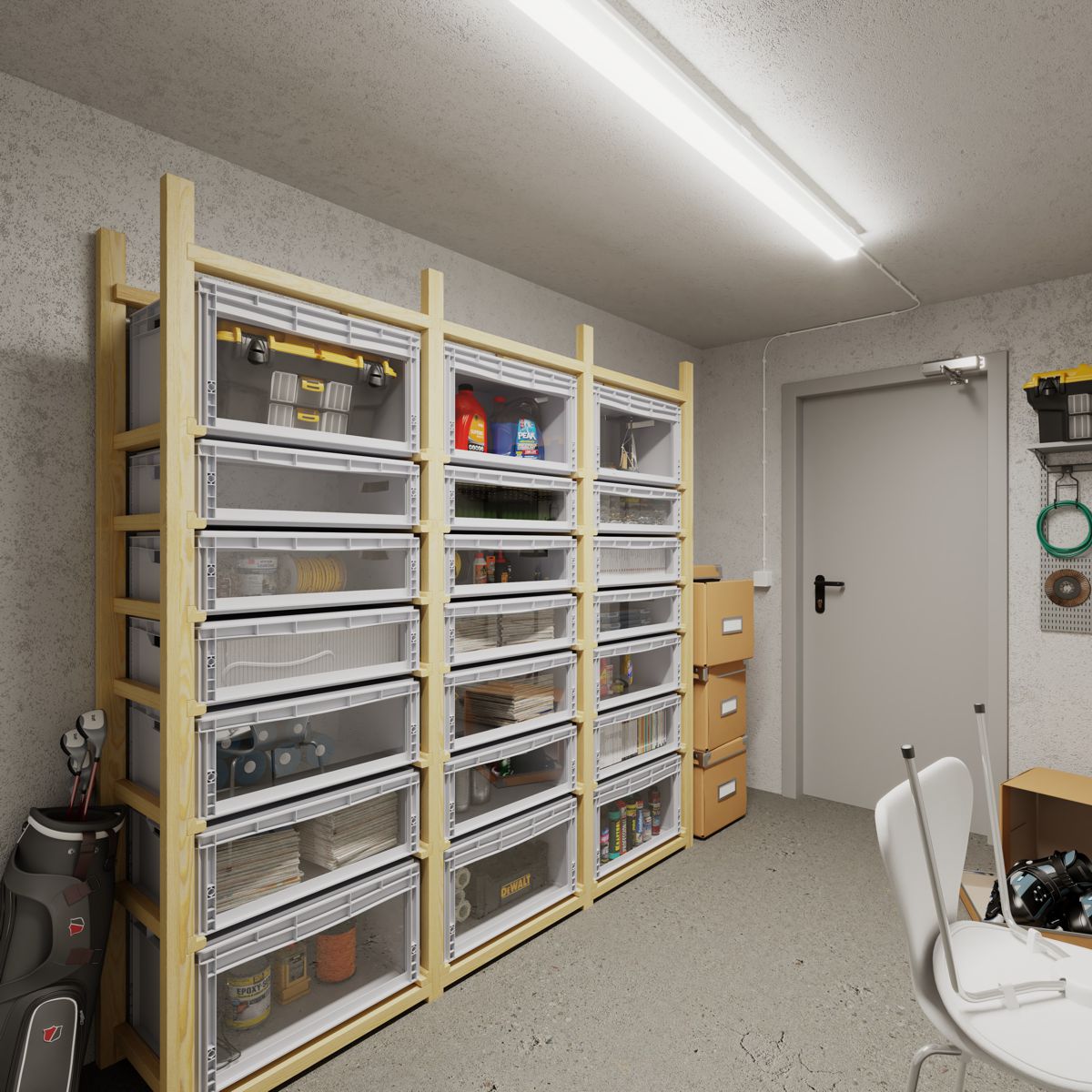Euroboxen-Regal (Bauanleitung) – Lets-Bastel Shop