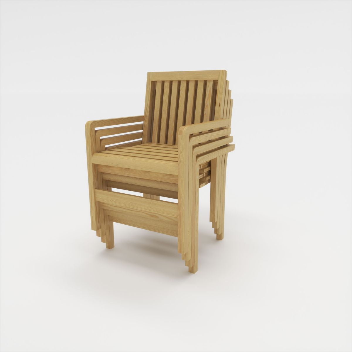 Stapelstuhl (Bauanleitung) Einzeln