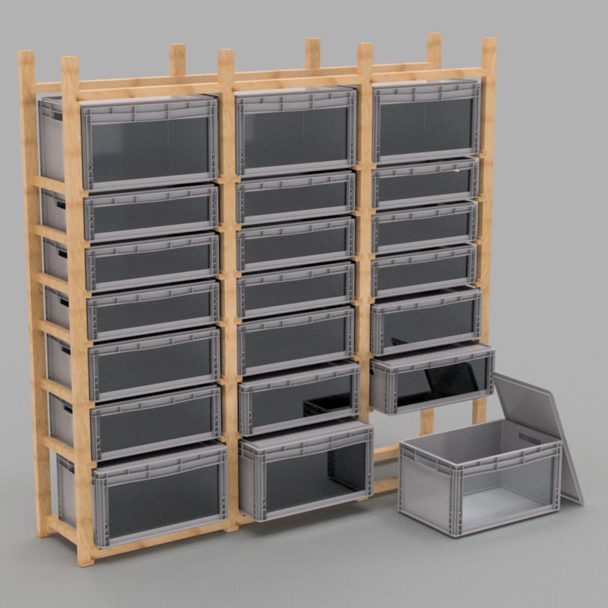 Euroboxen-Regal (Bauanleitung) – Lets-Bastel Shop