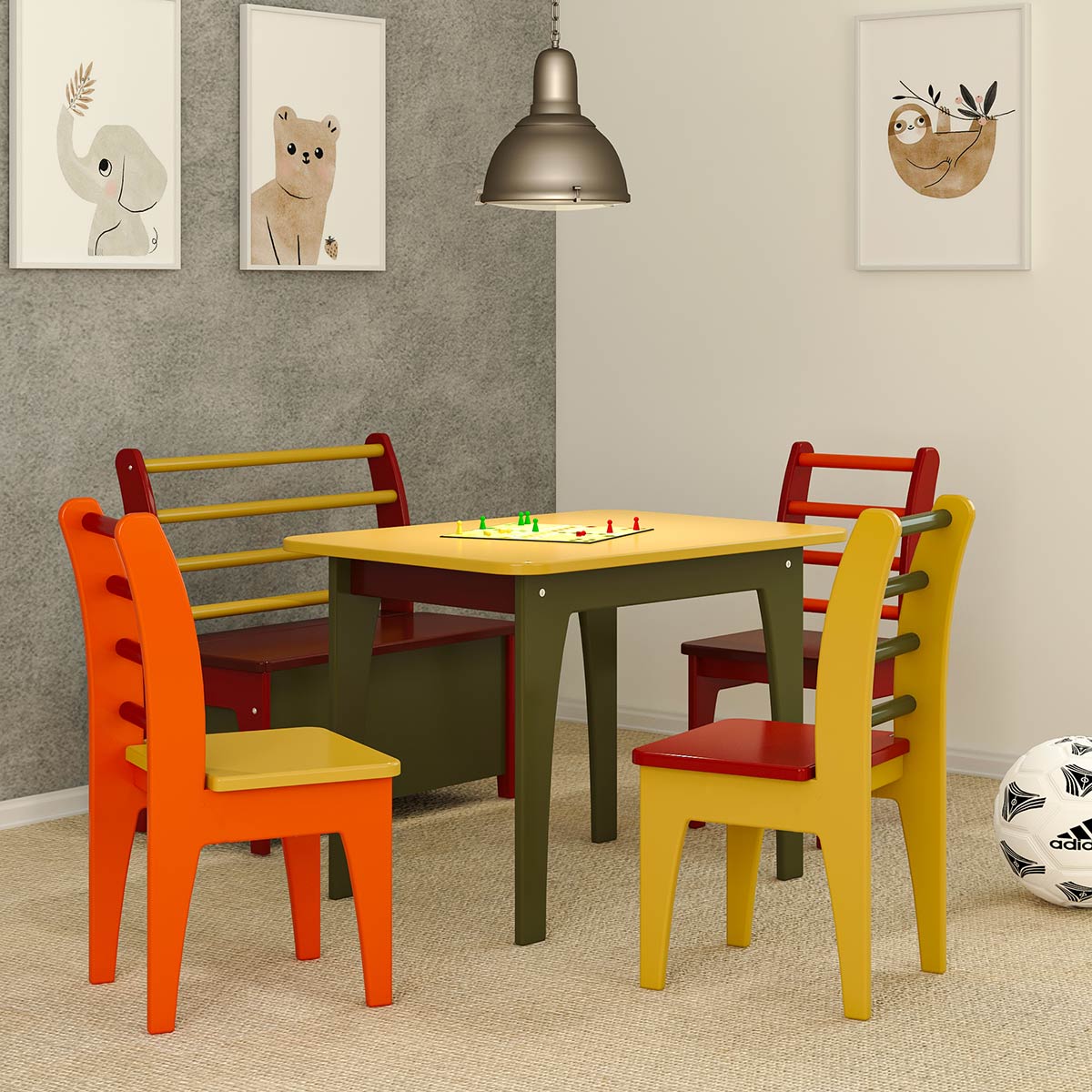 Kindermöbel (Bauanleitung) - Alle drei Möbelstücke