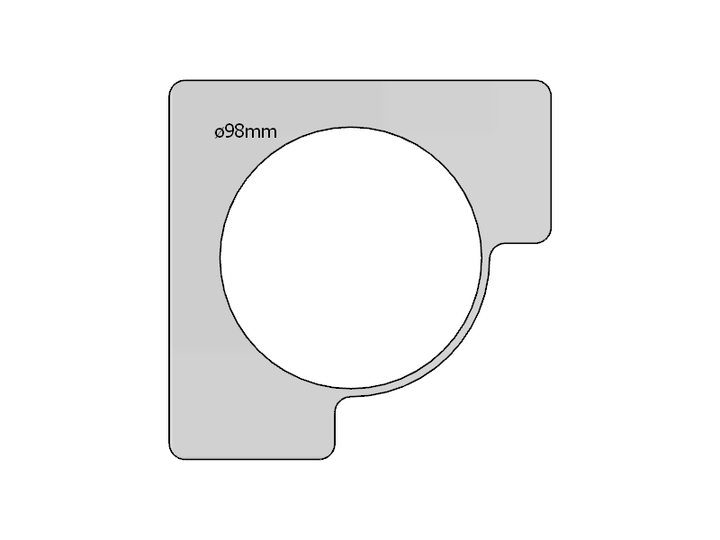 Reduzierplatten für Einlegeplatten (verschiedene Größen)