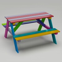 Picknicktisch (Bauanleitung) - F&uuml;r Kinder ohne Stauraum