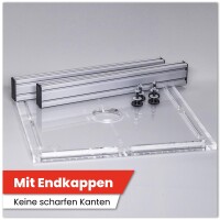 Fräsplatte für Oberfräsen Bosch GOF 1250, GOF 1600 / GKF 1600 / GMF 1600, POF 1400 (vorgebohrt)