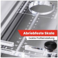 Fräsplatte für Oberfräsen Bosch GOF 1250, GOF 1600 / GKF 1600 / GMF 1600, POF 1400 (vorgebohrt)