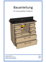 Großer Frästisch (Bauanleitung) ohne Absaugung