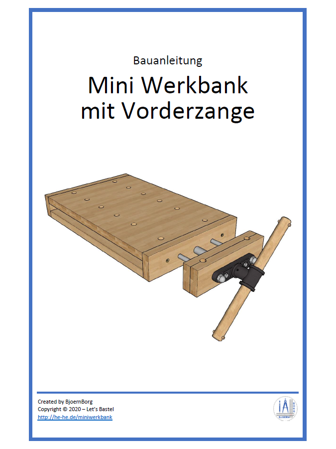 Mini Werkbank mit Vorderzange (Bauanleitung), 7,95 €