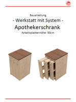 WmS - Apothekerschrank (Bauanleitung) 90 &amp; 100 cm