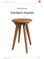 Vierbein-Hocker (Bauanleitung)